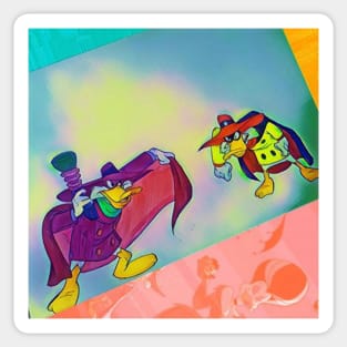 Darkwing Duck vs Negaduck Sticker